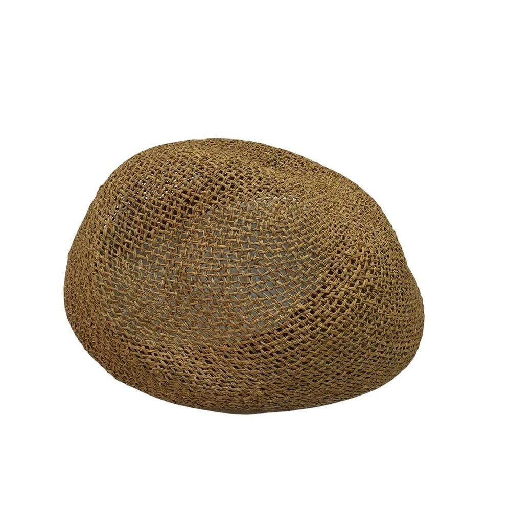 Newspaper Boy Straw Hat Vintage Country Gentleman Mens Brown Applejack One Size